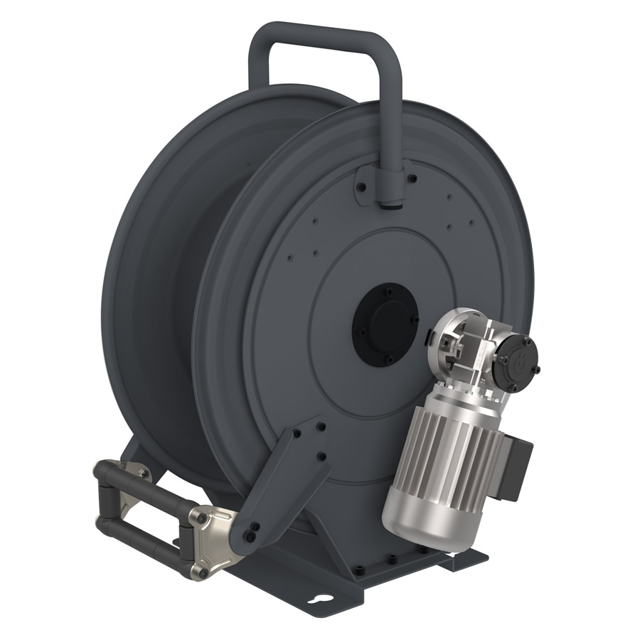 Schlauchaufroller motorisch, Stahl, Serie 540, 540, 560