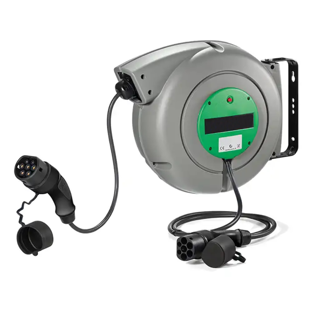 Kabelaufroller für eMobilität / Wallboxen, Typ 2-Stecker, Serie EV4162 Kabelaufroller für eMobilität / Wallboxen, Typ 2-Stecker, Serie EV4162
