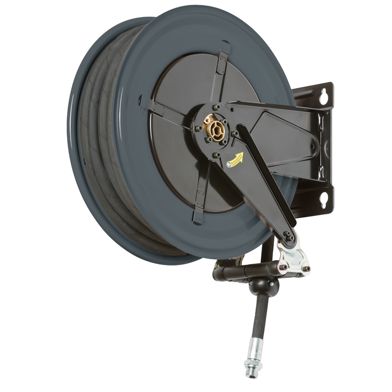 Schlauchaufroller Luft und Wasser, Stahl