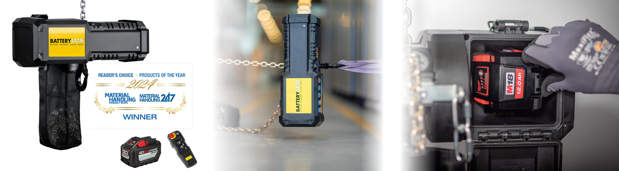 Elektro-Kettenzug mit Akku-Betrieb: flexibel und mobil